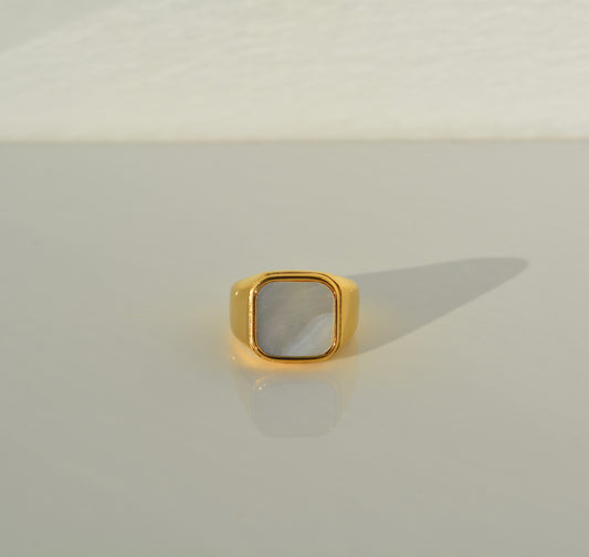 Gold Crystal Ring