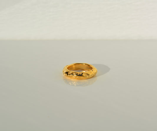 Golden Speckle Ring