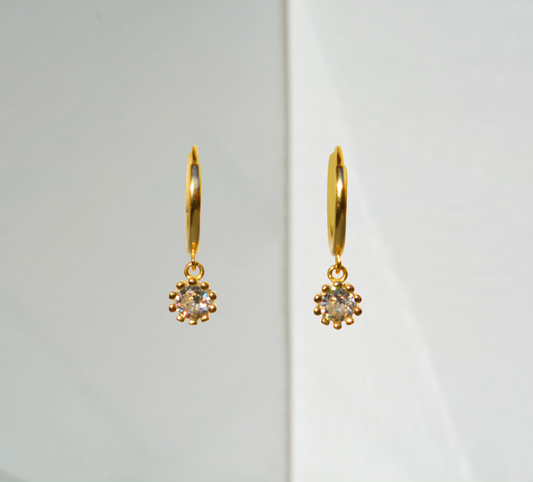 Gold Droplet Earring