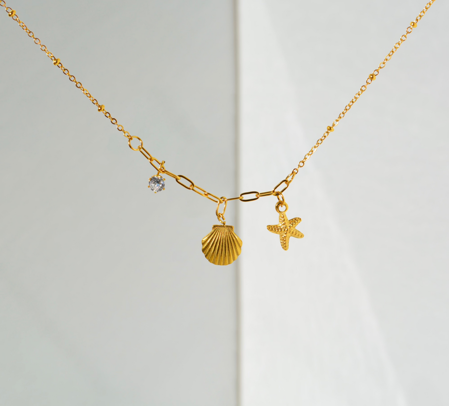 3 Sea Charm Necklace