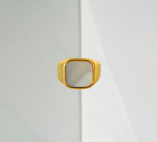 Gold Crystal Ring