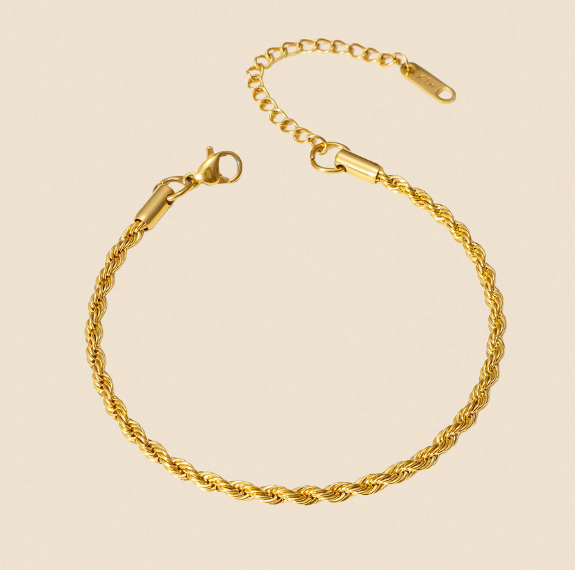 Golden Twist Bracelet
